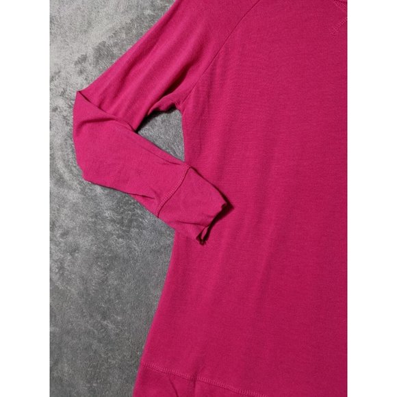 🍑COL STORY Women Knit Sweater Pullover Long Sleeve Solid Pink LARGE(12-14) - Picture 9 of 10